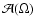 ${\cal{A}}(\Omega) $
