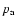 $p_{\rm a}$