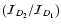 $\left ({\cal {I}}_{D_2}/{\cal {I}}_{D_1}\right )$