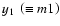 $y_1~\left(\equiv m1\right)$