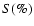 $S(\%)$