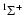 ${^{1}{ \Sigma }^{+}}$