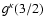 $g^{\kappa}(3/2)$