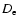 $D_{\rm e}$