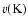 $v({\rm K})$