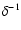 $\delta^{-1}$