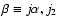 $\beta\equiv j\alpha,j_2$