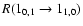 $R(1_{0,1}\rightarrow 1_{1,0})$