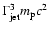 $\Gamma_{\rm jet}^3 m_{\rm p} c^2$