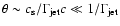 $\theta \sim c_{\rm s}/
\Gamma_{\rm jet} c \ll 1/\Gamma_{\rm jet}$