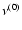 $\nu^{(0)}$