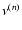 $\nu^{(n)}$
