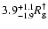 $3.9^{+1.1}_{-1.9}R_{\rm g}^\dag $