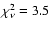 $\chi^2_\nu=3.5$