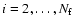 $i=2,\dots,{N_{\rm f}}$