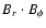 $B_r \cdot B_\phi$