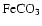$\rm FeCO_3$