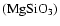 $(\rm MgSiO_3)$