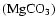 $(\rm MgCO_3)$