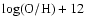 $\log({\rm O/H})+12$