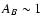 $A_B \sim 1$
