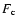 $F_{\rm c}$