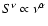 $S^{\nu} \propto \nu^{\alpha}$