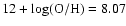 $12+\log({\rm O/H})=8.07$