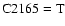 $\rm C2165=T$