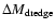 $\Delta M_{\rm {dredge}}$