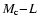 $M_{\rm {c}}{-}L$