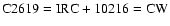 $\rm C2619=IRC+10216=CW$