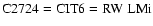 $\rm C2724=CIT6=RW~LMi$