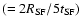 $( = 2 R_{\rm SF}/5 t_{\rm SF})$