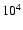 $10^{\rm 4}$