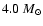 $4.0~M_{\odot}$