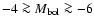 $-4\ga M_{\rm {bol}}\ga -6$