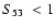 $\mbox{$S_{53}$ }< 1$