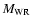 $M_{\rm WR}$