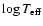 $\log T_{\rm eff}$