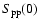 $S_{\rm pp}(0)$