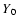 ${\it Y}_0$