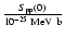 $\frac{S_{\rm pp}(0)}{{\rm 10^{-25}\;MeV~ b}}$