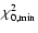 $\chi^2_{0,{\rm min}}$