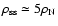 $\rho_{\rm ss}\simeq 5\rho_{\rm N}$