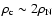 $\rho_{\rm c}\sim 2\rho_{\rm N}$