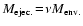 $M_{\rm ejec.}\!=\!\nu M_{\rm env.}$