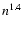 $n^{\rm 1.4}$