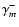 $\gamma^{-}_{m}$