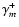 $\gamma^{+}_{m}$